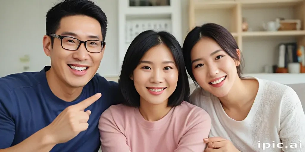 free use asian family