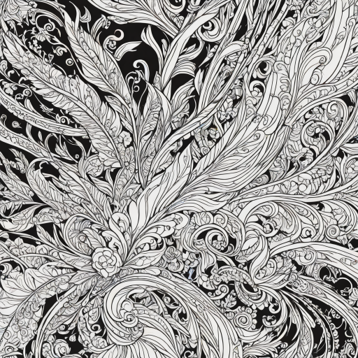 line art background
