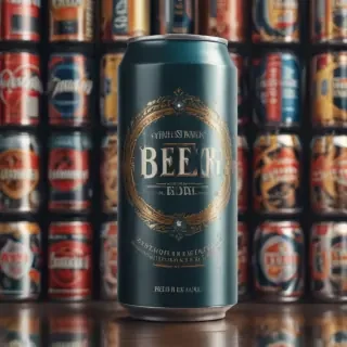 beer can mockup