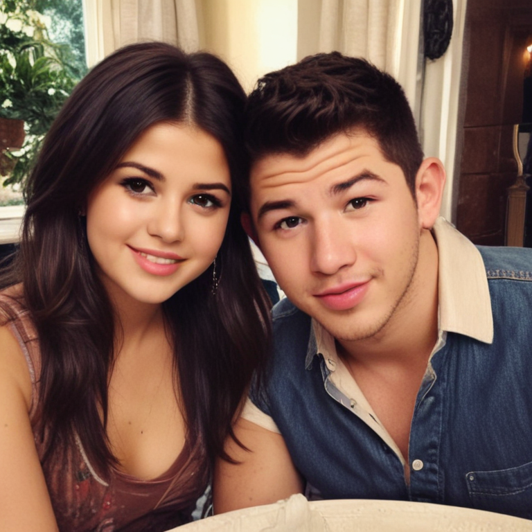 selena gomez with nick jonas