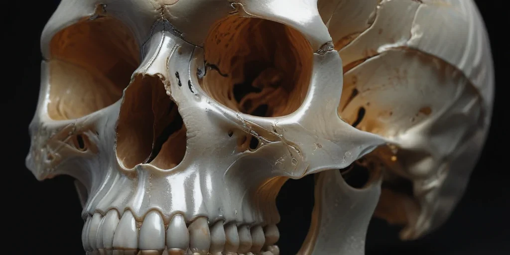 transparent skull