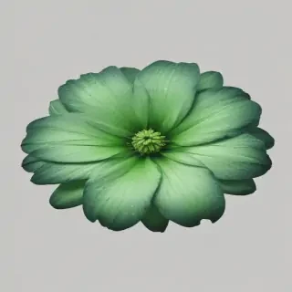 green flower png