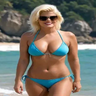 anna nicole smith bikini