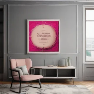 free wall art mockup