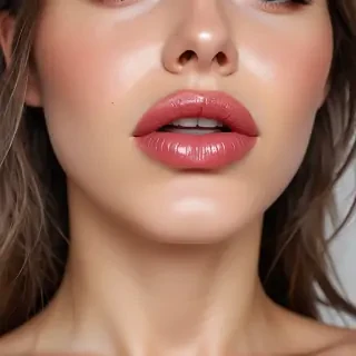 transparent lips
