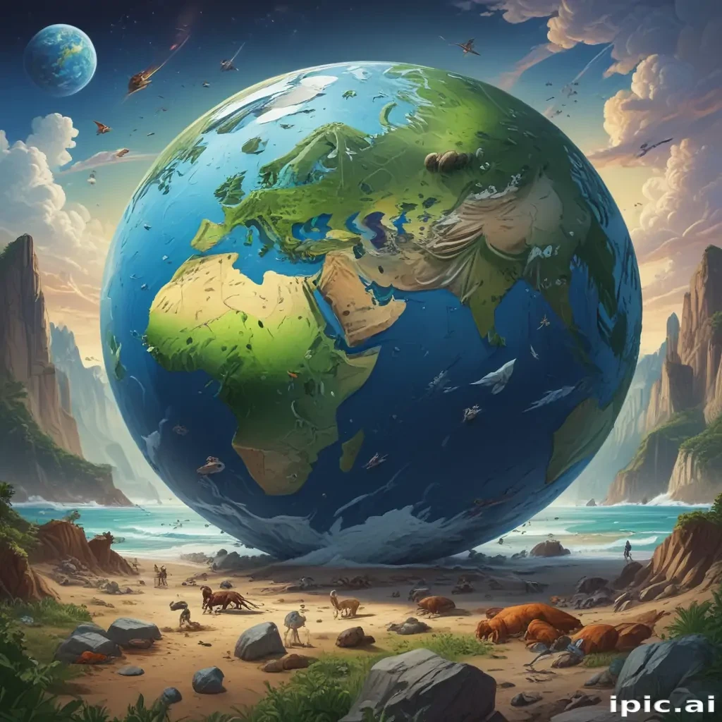 cartoon picture planet earth