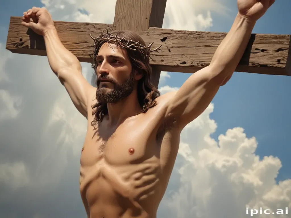 pics of jesus on the cross