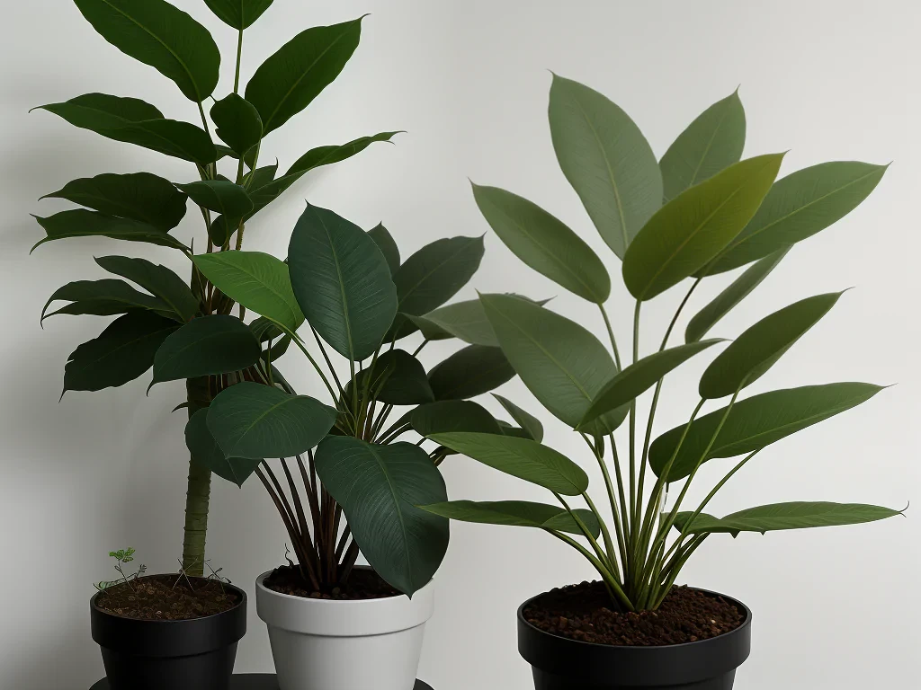 plants no background