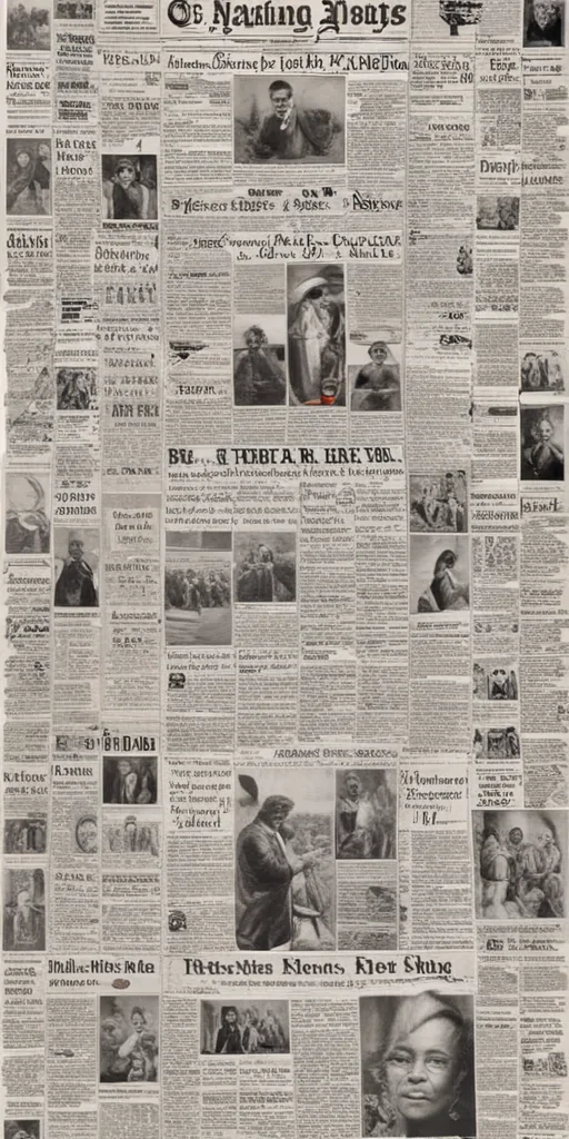 newspaper collage png