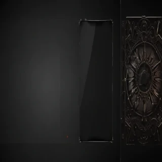 black background phone