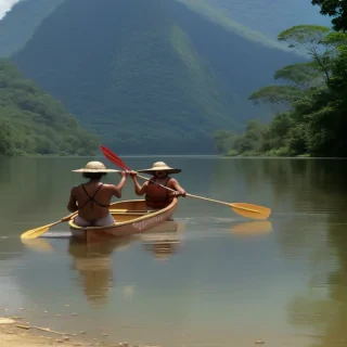 canoeing png