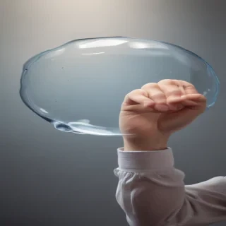 transparent thought bubble
