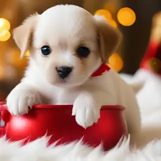 christmas puppy desktop backgrounds