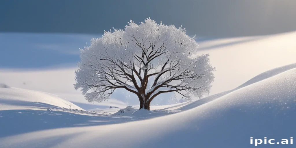 transparent snow