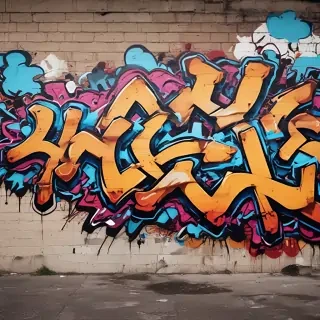 graffiti art background