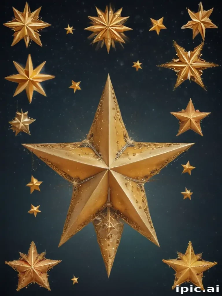 christmas stars clipart