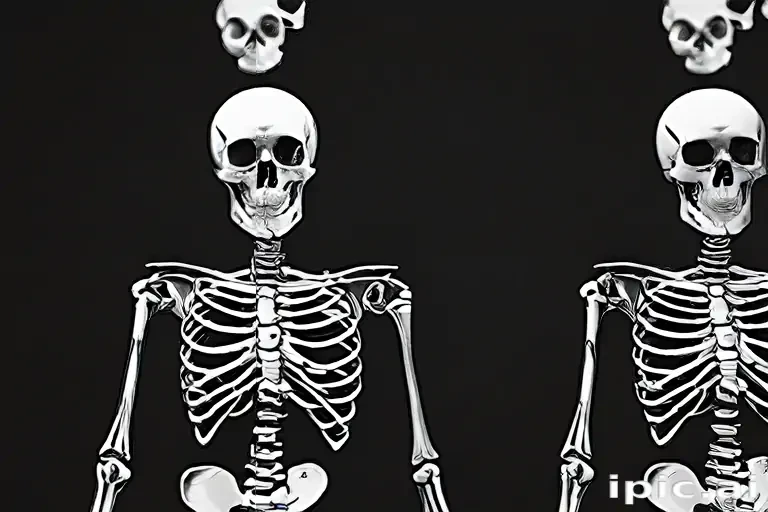 skeleton background