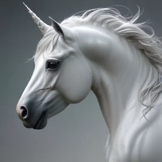 unicorn outline
