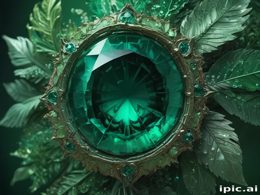 emerald green bg