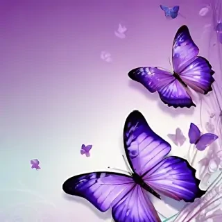 purple butterflies wallpaper