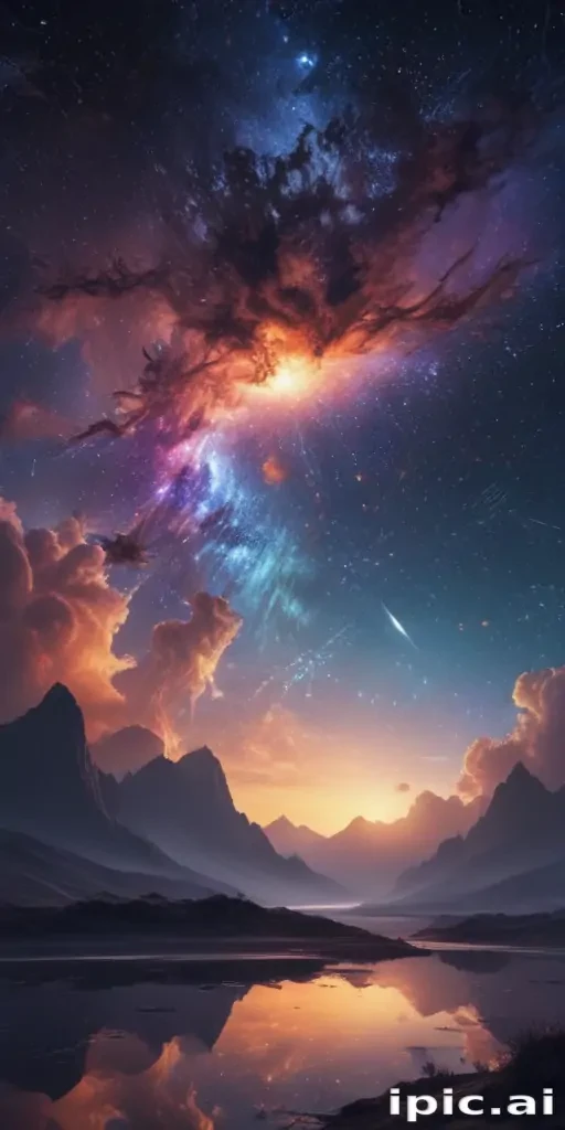 starry background aesthetic