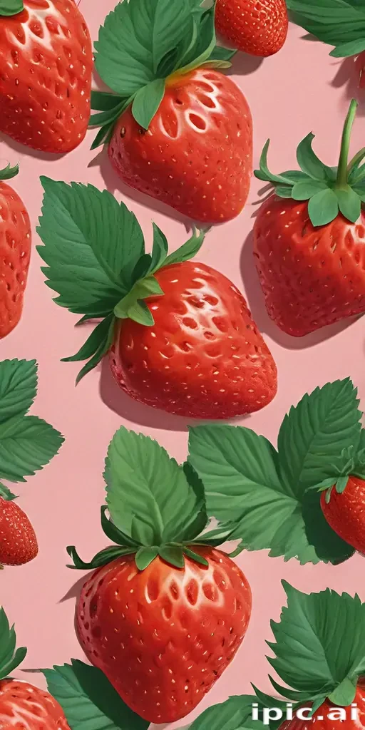 aesthetic strawberry wallpaper
