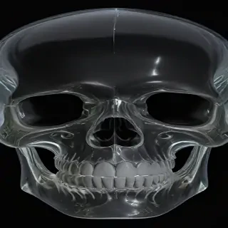 transparent skull
