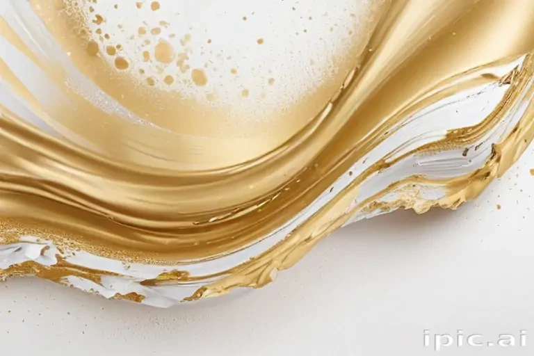 gold and white background