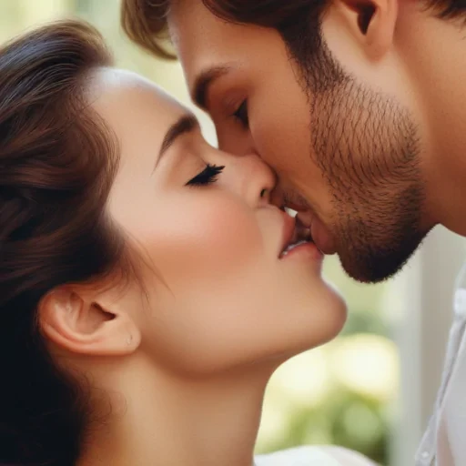 kissing png