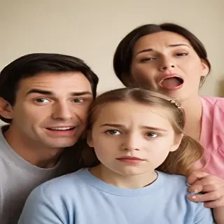 free pictures upset family
