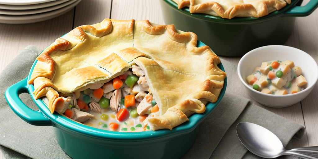 what do you serve with chicken pot pie