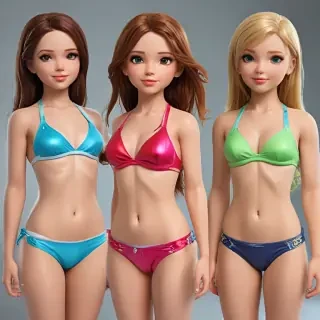 ai girls bikinis