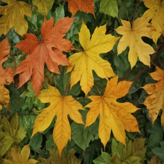 background leaves