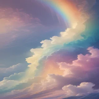 pastel rainbow bg
