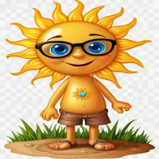 sun cartoon png