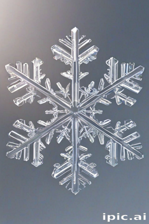 transparent snowflake