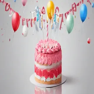 happy birthday transparent background