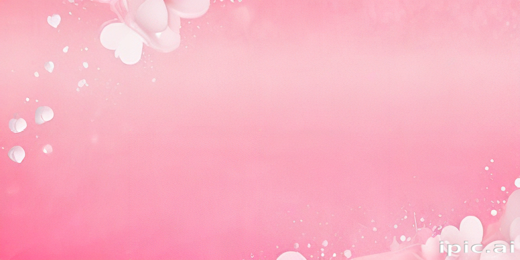 Soft Pink Background with Delicate White Hearts for Romantic Themes
