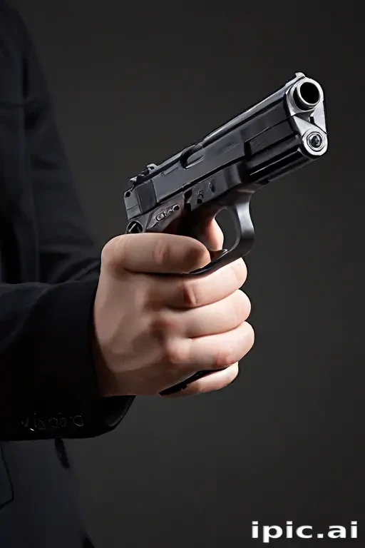 holding gun png