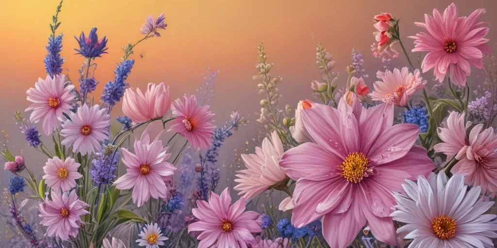 flowers pictures drawing