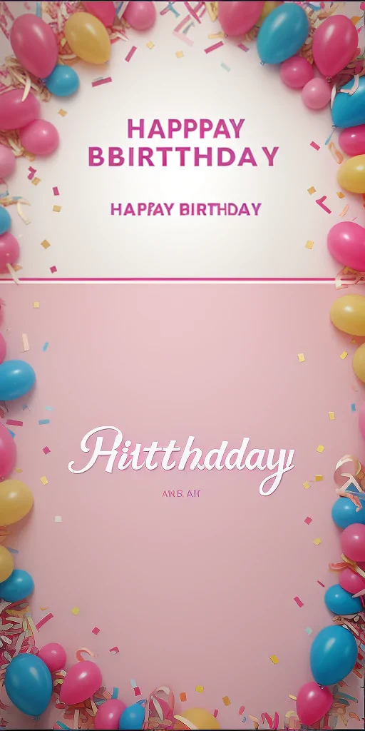 aesthetic birthday background