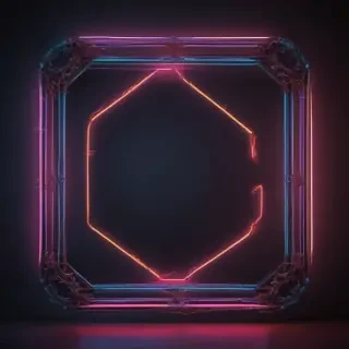 neon frame