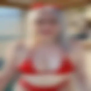 billie eilish in a bikini