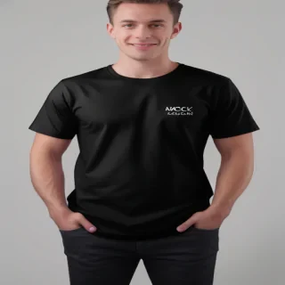 black mockup shirt