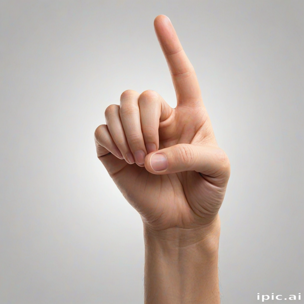 point finger png