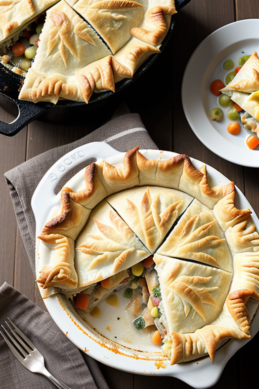 chicken pot pie with phyllo crust