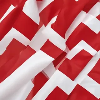 red and white flag