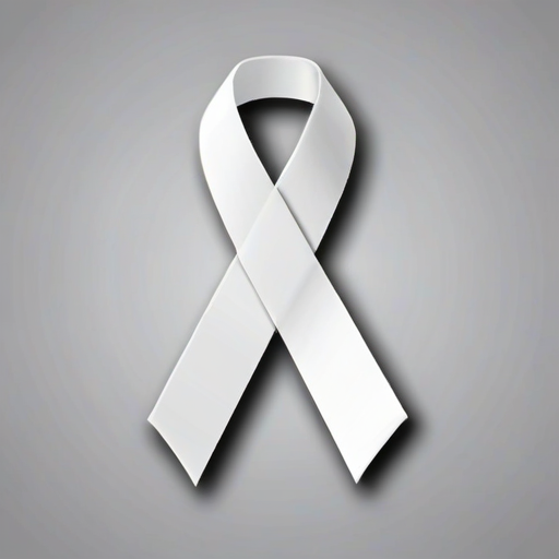 white ribbon png