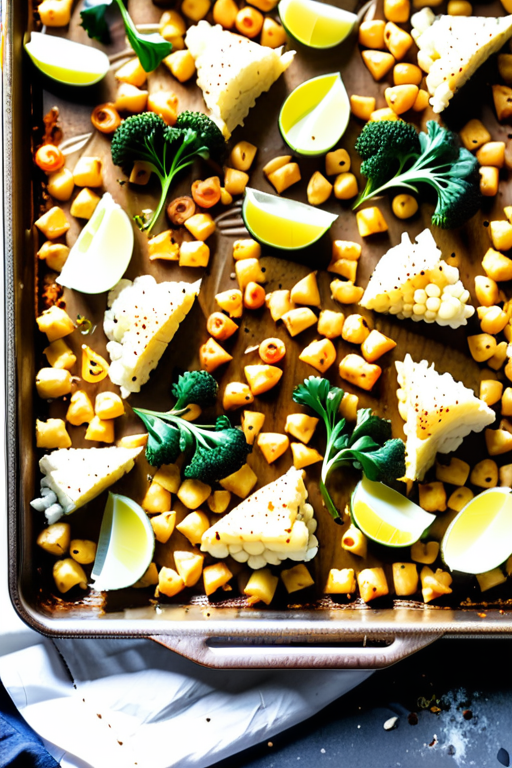 chickpea potato cauliflower sheet pan