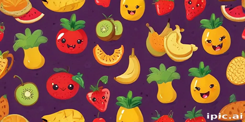 cartoon fruit